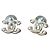 Orecchini Chanel argentati in metallo Argento