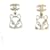 Coco Crush Chanel Orecchini Argento Metallo