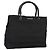 Borsa a mano in nylon nero GUCCI Bamboo 002 1010 3444 Auth ep7044