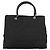 Borsa a mano in nylon nero GUCCI Bamboo 002 1010 3444 Auth ep7044 - vista 2