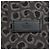 Borsa tote in tela nera Auth ep6974 GUCCI Nero - vista 17
