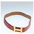Hermès Cinturón de cuero HERMES Constance 31,5"" oro rojo Auth yk16343 Roja Dorado - vista 4