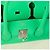 Hermès Birkin Fray 35 Pelle Verde Twill Palladium Multicolore - vista 4
