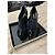 Stivali Yves Saint Laurent Tribute in Pelle Blu Scuro e Vernice Nera Nero - vista 2