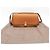 Bottega Veneta Palmerath ANGLE 576143 Damen Leder Schultertasche Kamel - Ansicht 2