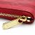 Monedero con cremallera Monogram Vernis Louis Vuitton Roja - vista 6