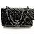 BORSA CHANEL CLASSICA 11.12 MEDIA TIMELESS IN PELLE QUILTED NERA Nero