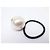 NUOVO ACCESSORIO PER CAPELLI CHANEL CHOUCHOU PERLA LOGO CC ELASTICO Nero - vista 2
