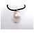 NUOVO ACCESSORIO PER CAPELLI CHANEL CHOUCHOU PERLA LOGO CC ELASTICO Nero - vista 6