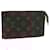 Bucket PM Louis Vuitton Marrom Lona  ref.1942676