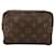 Louis Vuitton Toiletry Pouch 18 Brown Cloth  ref.1942993