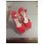 Zapatos de tacón Miu Miu de gamuza roja con plataforma y correas - vista 2