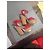 Zapatos de tacón Miu Miu de gamuza roja con plataforma y correas - vista 3