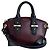 Mini Shopper Leggenda Alexander McQueen Nero Bordò