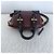 Mini Shopper Leggenda Alexander McQueen Nero Bordò - vista 3