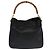 Borsa a mano in pelle GUCCI Bamboo 2 vie nera oro 001 3754 1638 Auth ti2587 - vista 13