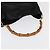 Borsa a mano in pelle GUCCI Bamboo 2 vie nera oro 001 3754 1638 Auth ti2587 - vista 7