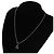 Collana Christian Dior metallo Argento Auth am7443