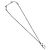 Collana Christian Dior metallo Argento Auth am7443 - vista 3