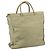 PRADA Borsa Tote Nylon Beige Argento Auth mr836