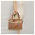 Borsa Boston in pelle beige oro Salvatore Ferragamo Auth ti2472 D'oro - vista 25