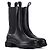 Autre Marque COPENHAGEN STUDIOS Stivali Chunky in pelle nera Nero