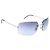 Occhiali da sole Chanel senza montatura viola blu argento 4035 Porpora