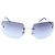 Occhiali da sole Chanel senza montatura viola blu argento 4035 Porpora - vista 2