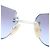 Occhiali da sole Chanel senza montatura viola blu argento 4035 Porpora - vista 5