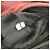 Borsa a tracolla incrociata con logo Prada rosso bordeaux - vista 8