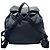 Zaino Prada Sport in nylon nero con logo Blu - vista 3