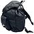 Zaino Prada Sport in nylon nero con logo Blu - vista 4