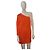 Stella Mc Cartney Vestido mini Stella McCartney laranja em viscose de um ombro