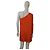 Stella Mc Cartney Vestido mini Stella McCartney laranja em viscose de um ombro - vista 2