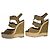 Sandali con zeppa Pierre Hardy in suede verde 41 - vista 3