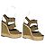 Sandali con zeppa Pierre Hardy in suede verde 41 - vista 4