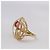 Autre Marque HILOS Goldring mit Turmalin Pink Golden - Ansicht 4