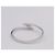 Autre Marque Solitärring aus Weißgold mit Diamantzentrum Silber - Ansicht 3