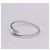 Autre Marque Solitärring aus Weißgold mit Diamantzentrum Silber - Ansicht 4