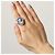 Autre Marque Anello Cammeo in Oro Bianco e Diamanti Nero Argento - vista 6