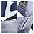 Borsa in pelle Fendi Bugs Eye blu navy - vista 7