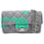 Chanel Timeless Green Leather  ref.1945339