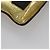 CHANEL Clutch Tasche aus Leder Gold CC Auth 107504 Golden - Ansicht 8