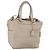 Céline CELINE Handtasche aus Leder Beige Gold Auth bs21026 Golden