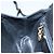 Borsa a Spalla Gancini in Camoscio Nero e Oro Salvatore Ferragamo Auth bs20936 D'oro - vista 19