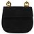 Borsa a Spalla Gancini in Camoscio Nero e Oro Salvatore Ferragamo Auth bs20936 D'oro - vista 2