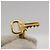 LOUIS VUITTON Manschettenknopf Cuffs Ag925 Gold LV Auth 107014 Golden - Ansicht 6