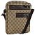 Borsa a Spalla GG Canvas GUCCI Beige Oro 92551 Auth bs20822 D'oro