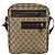 Borsa a Spalla GG Canvas GUCCI Beige Oro 92551 Auth bs20822 D'oro - vista 2