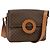 Céline Borsa a spalla in tela Macadam CELINE in pelle PVC marrone oro Auth yk16587 D'oro